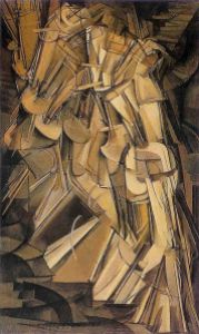 Marcel Duchamp, Nude Descending a Staircase.  Collection Philadelphia Museum of Art